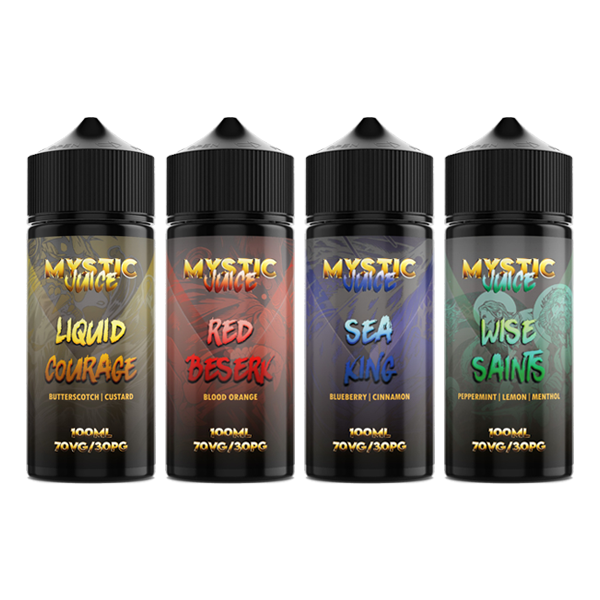 Mystic Juice 100ml 0mg Shortfill Vape Juice [70VG/30PG]