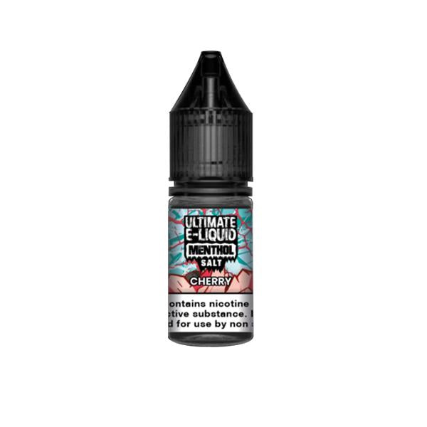 10mg Ultimate E-liquid Menthol Nic Salts 10ml (50VG/50PG) - vape store