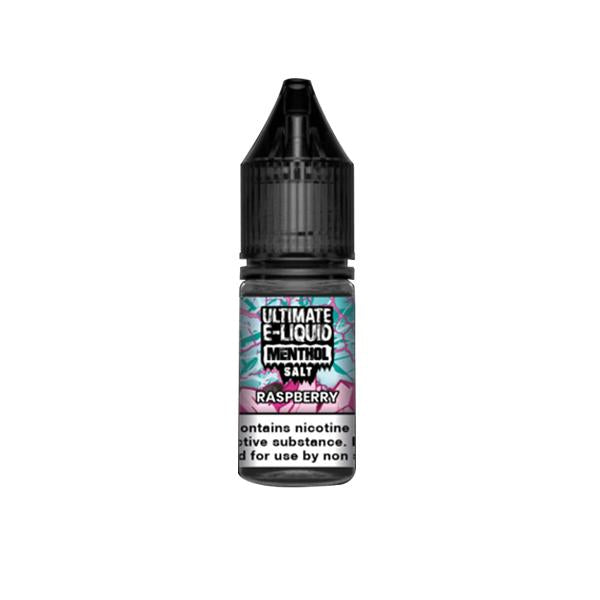 10mg Ultimate E-liquid Menthol Nic Salts 10ml (50VG/50PG) - vape store