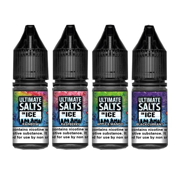 10mg Ultimate Puff Salts On Ice 10ml Flavoured Nic Salts (50VG/50PG) - vape store