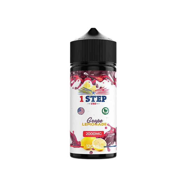 1 Step CBD 2000mg CBD E-liquid 120ml - vape store