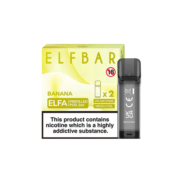 ELF Bar ELFA 20mg Replacement Prefilled Pods 2ml - vape store