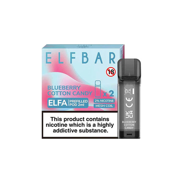 ELF Bar ELFA 20mg Replacement Prefilled Pods 2ml - vape store