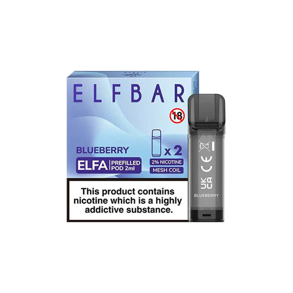 ELF Bar ELFA 20mg Replacement Prefilled Pods 2ml - vape store