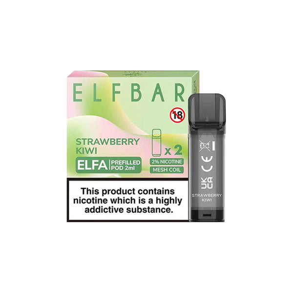 ELF Bar ELFA 20mg Replacement Prefilled Pods 2ml - vape store