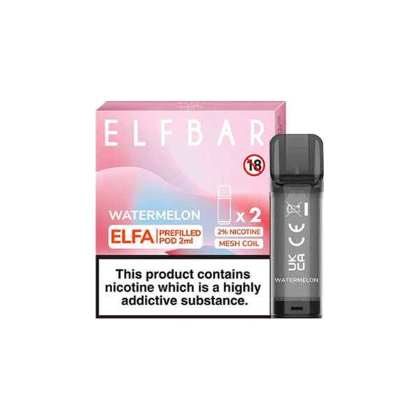 ELF Bar ELFA 20mg Replacement Prefilled Pods 2ml - vape store