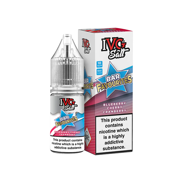 IVG Bar Favourites 20mg Nic Salts 10ml [50VG/50PG]