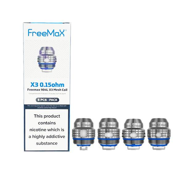 FreeMax Fireluke 3 Tank 904L X Mesh Coils - vape store