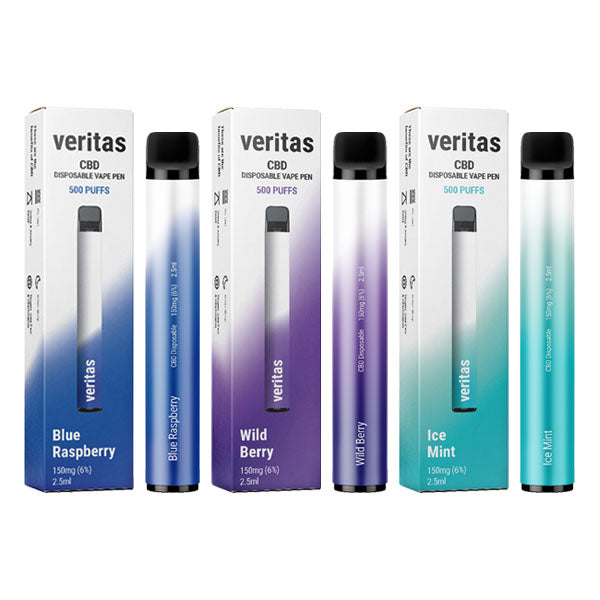 Veritas 150mg CBD Disposable Vape Pens 500 Puffs - vape store