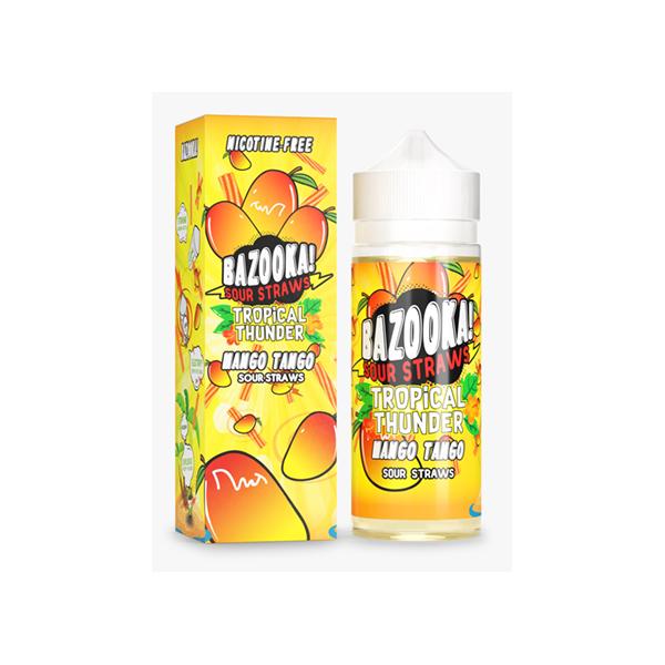 Bazooka Sour Straws 0mg 100ml Shorfill (70VG/30PG) - vape store