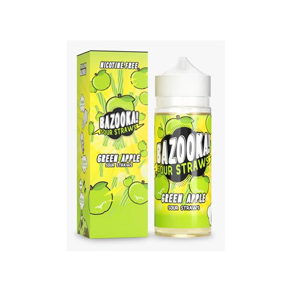 Bazooka Sour Straws 0mg 100ml Shorfill (70VG/30PG) - vape store