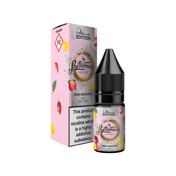 Billionaire Juice Platinum Edition 10mg Nic Salts [50VG/50PG] 10ml