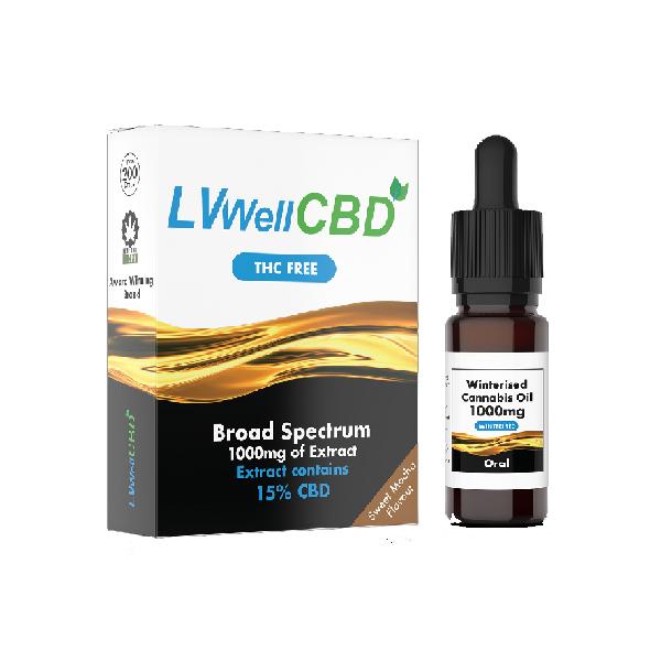 LVWell CBD 1000mg Winterised 10ml Hemp Seed Oil - vape store