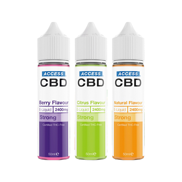 Access CBD 2400mg CBD E-liquid 50ml (60PG/40VG) - vape store