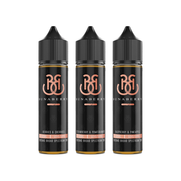 Bunaberry 50ml 1000mg Broad Spectrum CBD Vape Juice [50VG/50PG]