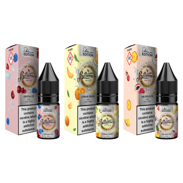 Billionaire Juice Platinum Edition 20mg 10ml Nic Salts [50VG/50PG]