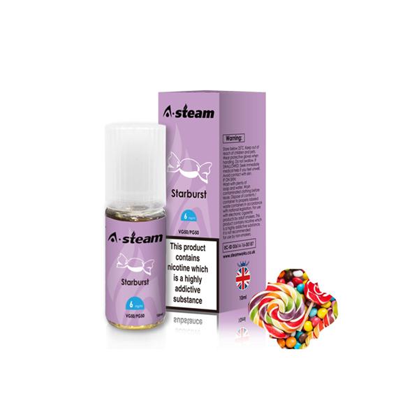 A-Steam Fruit Flavours 3MG 10ml (50VG/50PG) - vape store