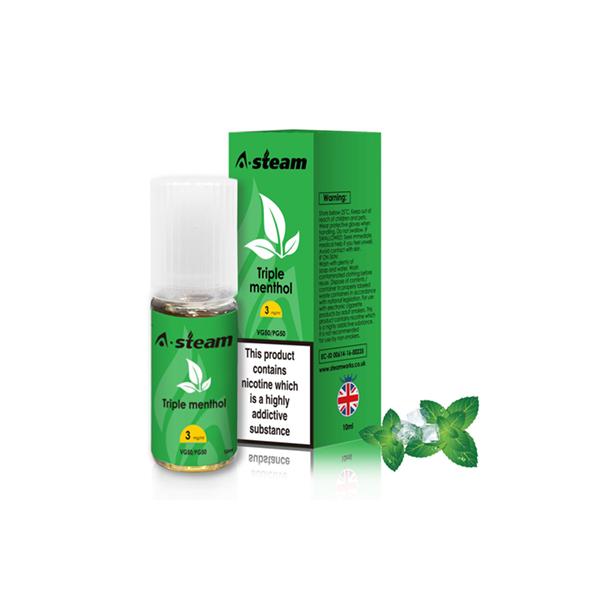 A-Steam Fruit Flavours 3MG 10ml (50VG/50PG) - vape store