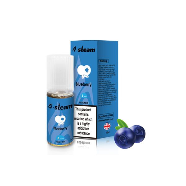 A-Steam Fruit Flavours 6MG 10ml (50VG/50PG) - vape store