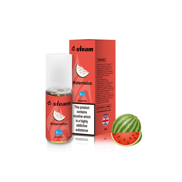 A-Steam Fruit Flavours 6MG 10ml (50VG/50PG) - vape store