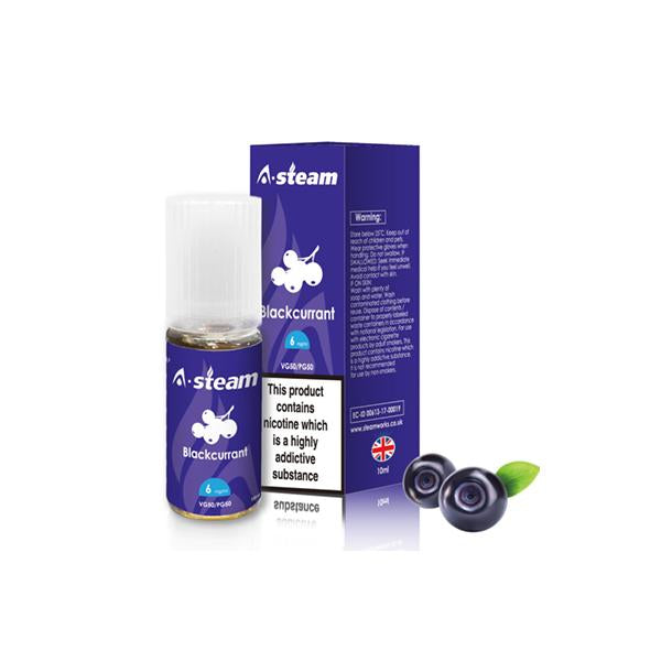 A-Steam Fruit Flavours 6MG 10ml (50VG/50PG) - vape store