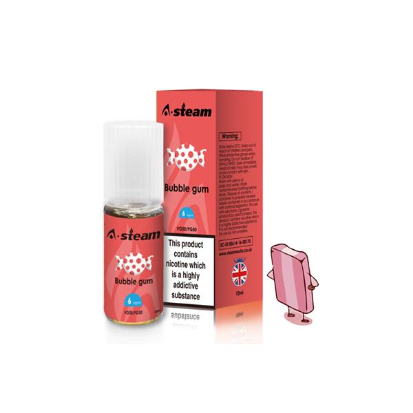 A-Steam Fruit Flavours 6MG 10ml (50VG/50PG) - vape store