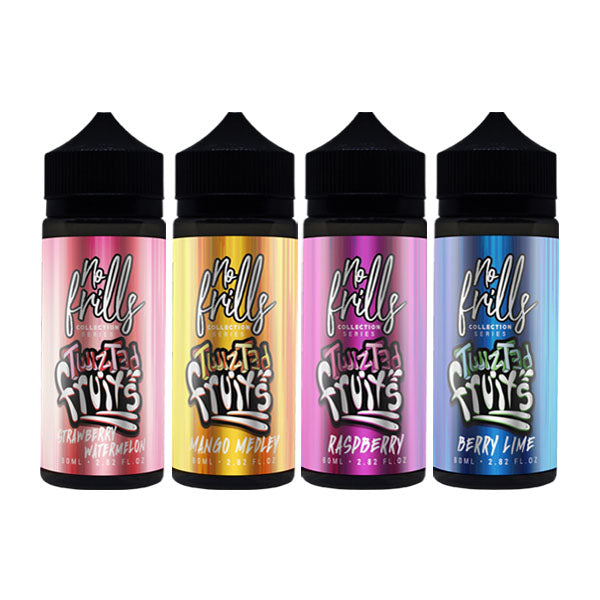 No Frills Collection Twizted Fruits 80ml Shortfill 0mg (80VG/20PG) - vape store