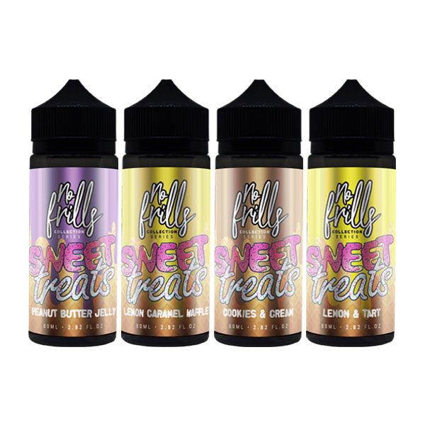 No Frills Collection Sweet Treats 80ml Shortfill 0mg (80VG/20PG) - vape store