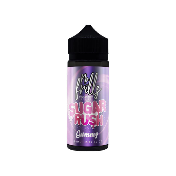 No Frills Collection Sugar Rush 80ml Shortfill 0mg (80VG/20PG) - vape store