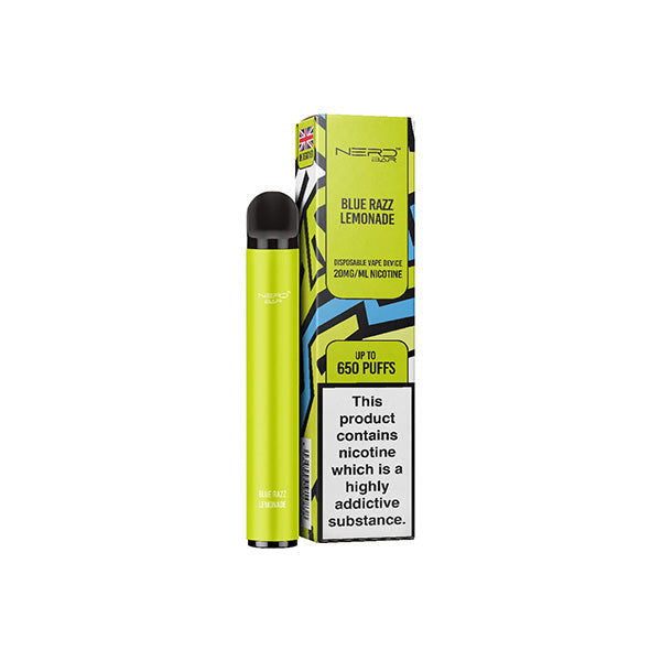 20mg Nerd Bar Disposable Vape Device 650 Puffs - vape store