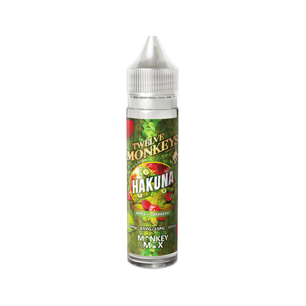 Twelve Monkeys 50ml Shortfill 0mg - vape store