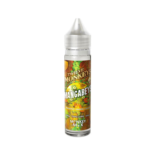 Twelve Monkeys 50ml Shortfill 0mg - vape store