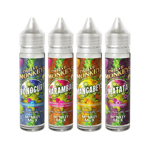 Twelve Monkeys 50ml Shortfill 0mg - vape store