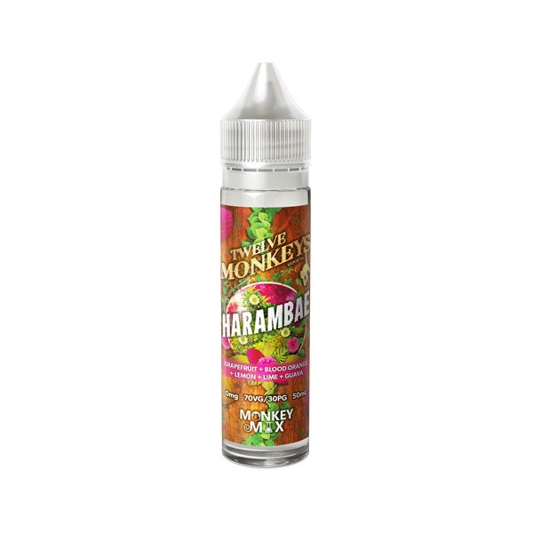 Twelve Monkeys 50ml Shortfill 0mg - vape store