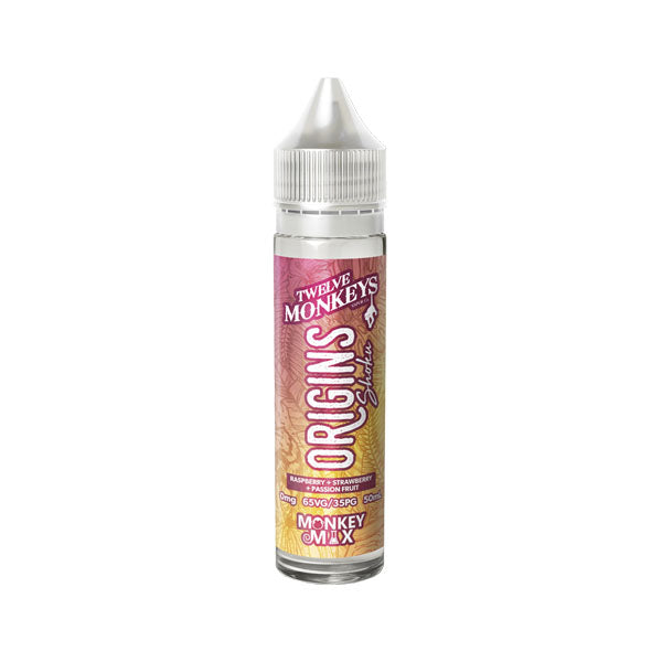 Twelve Monkeys Origins 50ml Shortfill 0mg (65VG/35PG) - vape store