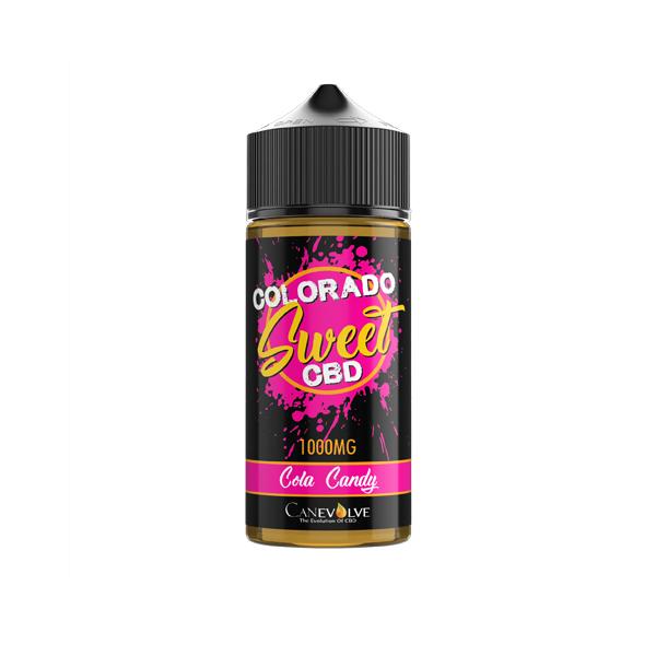 Colorado Sweet 1000mg CBD Vaping Liquid 100ml (50PG/50VG) - vape store