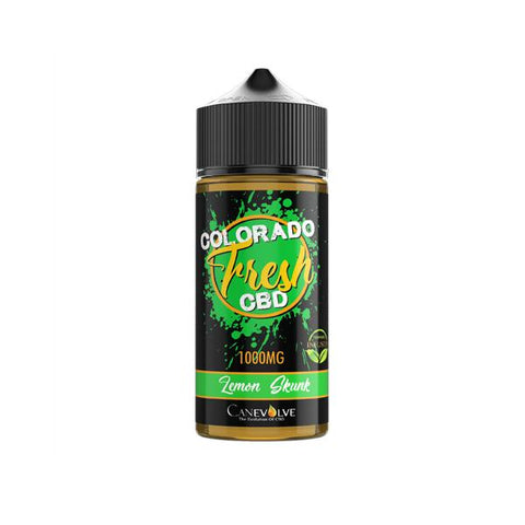 Colorado Fresh 1000mg CBD Vaping Liquid 100ml 50VG 50PG Vaper