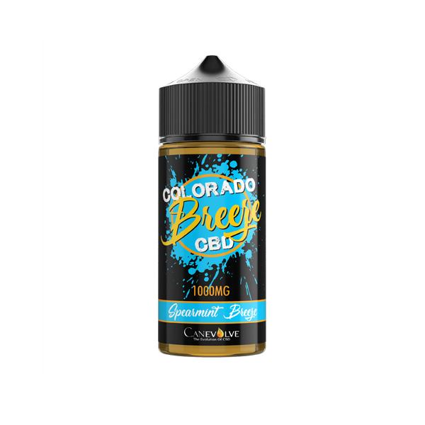 Colorado Breeze 1000mg CBD Vaping Liquid 100ml (50PG/50VG) - vape store