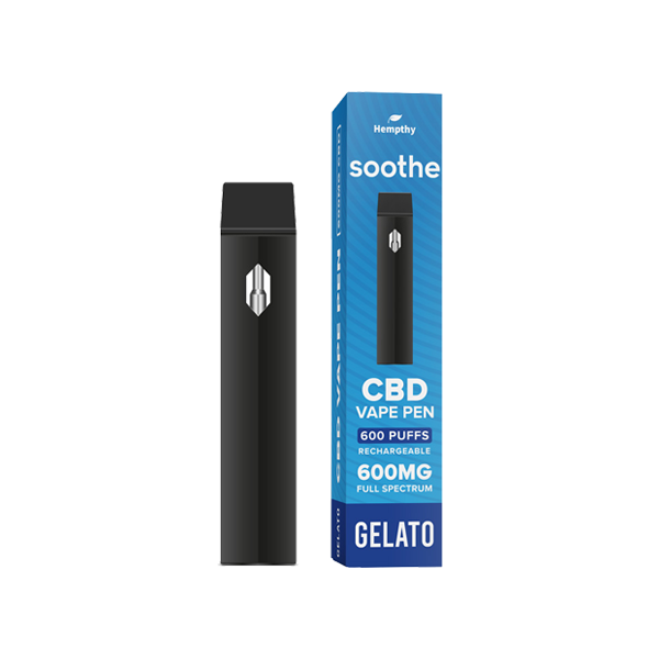 Hempthy 600mg CBD Disposable Vape Pen 600 Puffs - vape store