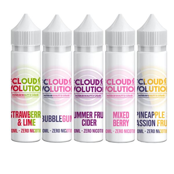 Cloud Evolution Premium Quality E-liquid 50ml Shortfill 0mg (70VG/30PG) - vape store