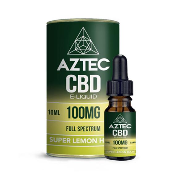 Aztec CBD 100mg CBD Vaping Liquid 10ml (50PG/50VG) - vape store