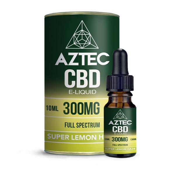 Aztec CBD 300mg CBD Vaping Liquid 10ml (50PG/50VG) - vape store