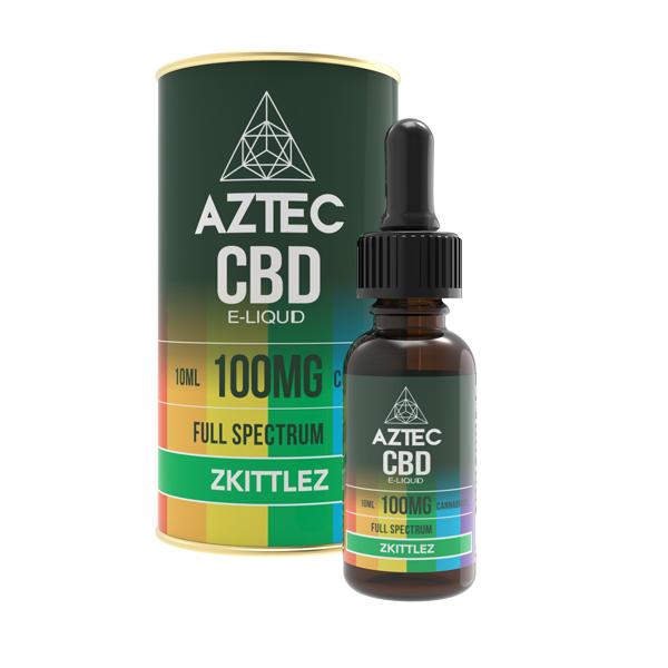 Aztec CBD 100mg CBD Vaping Liquid 10ml (50PG/50VG) - vape store