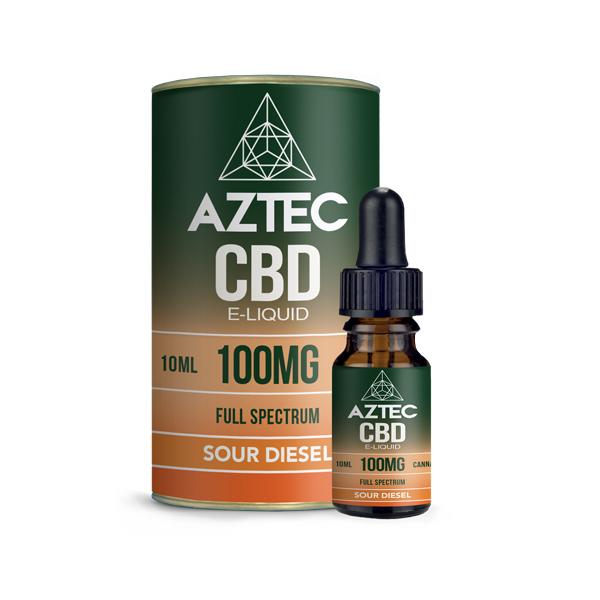 Aztec CBD 100mg CBD Vaping Liquid 10ml (50PG/50VG) - vape store