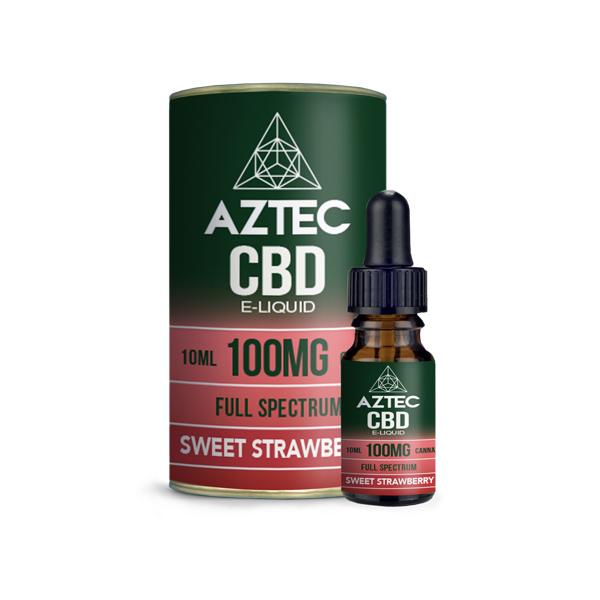 Aztec CBD 100mg CBD Vaping Liquid 10ml (50PG/50VG) - vape store