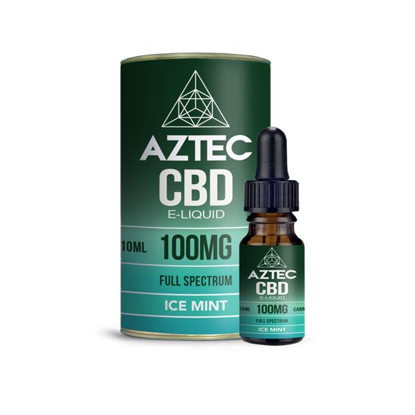 Aztec CBD 100mg CBD Vaping Liquid 10ml (50PG/50VG) - vape store