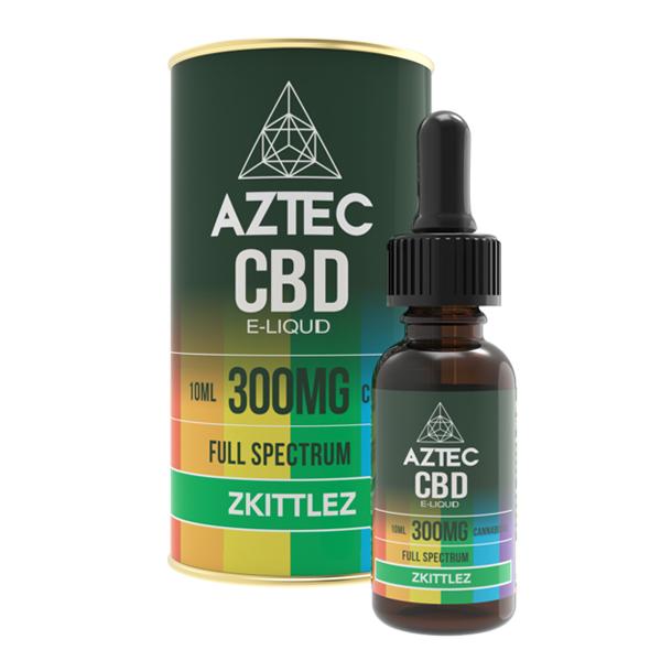 Aztec CBD 300mg CBD Vaping Liquid 10ml (50PG/50VG) - vape store