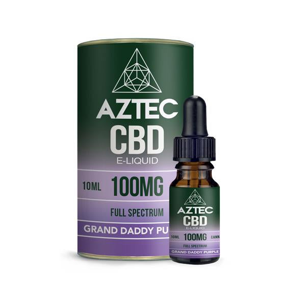 Aztec CBD 100mg CBD Vaping Liquid 10ml (50PG/50VG) - vape store