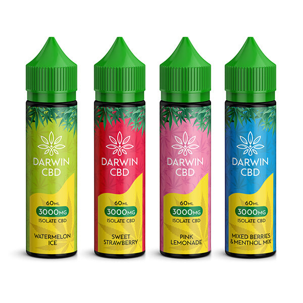 Darwin 3000mg CBD Isolate E-Liquid 60ml - vape store