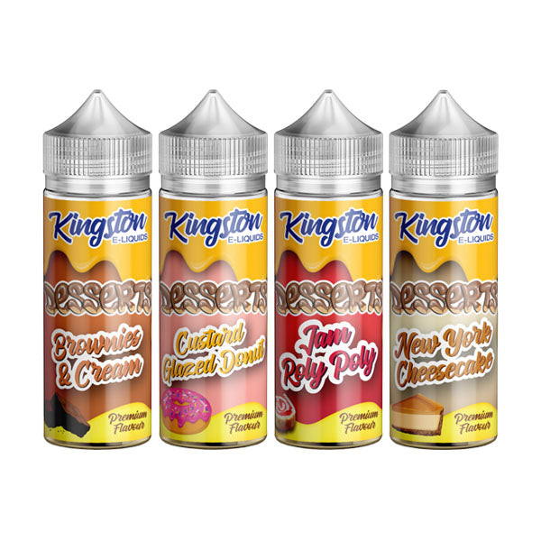 Kingston Desserts 120ml Shortfill 0mg (70VG/30PG) - vape store